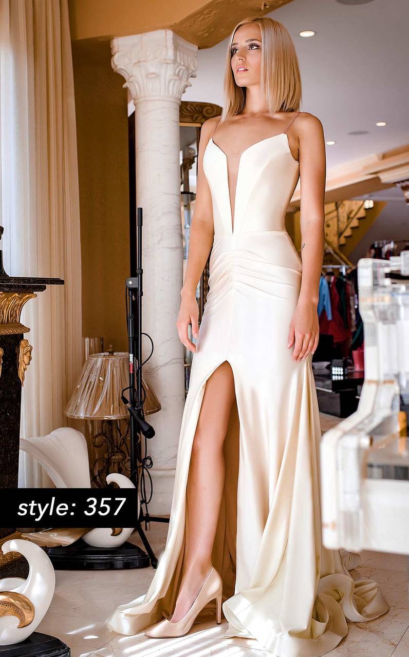 Simple Black satin long prom dress, black evening dress TP42