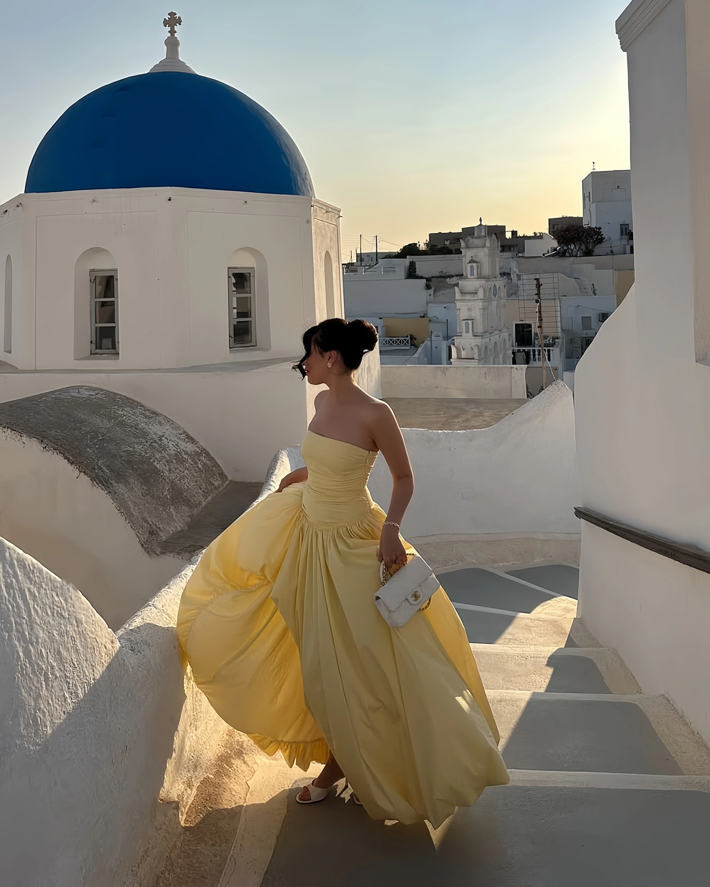 Chic A-Line Strapless Evening Gown Irregular Hem Party Dress Long Formal Dress TP4928