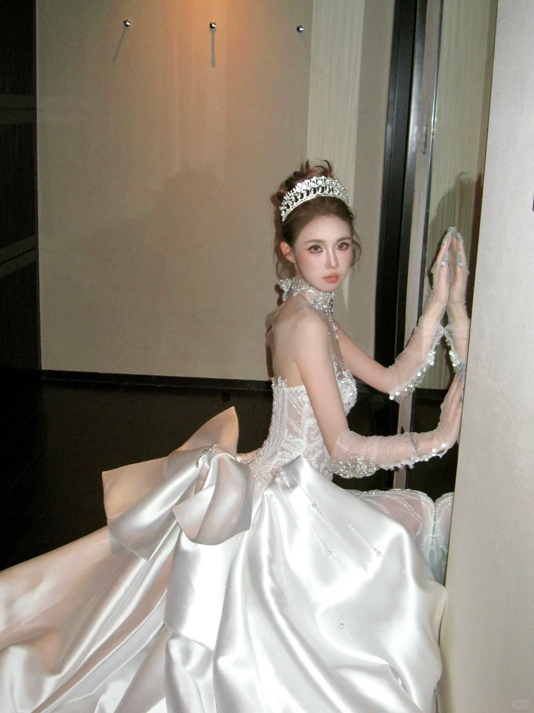 Elegant Glittering Beaded Sequined Applique Sweetheart Design Mermaid Wedding Dress Prom Dress Evening Dress TP4231