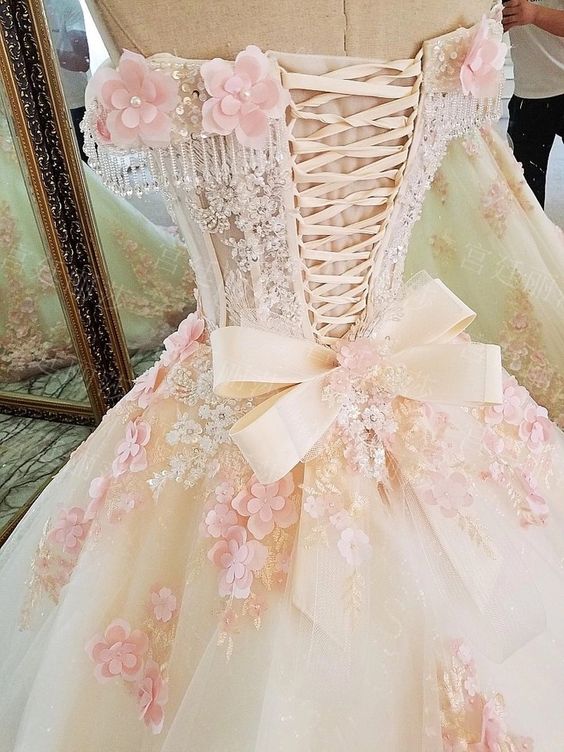 Elegant Sweetheart Pink Applique Sweet 16 Quinceanera A-Line Floor-length Prom Dress Birthday Dress Evening Dress Ball Gown TP4418