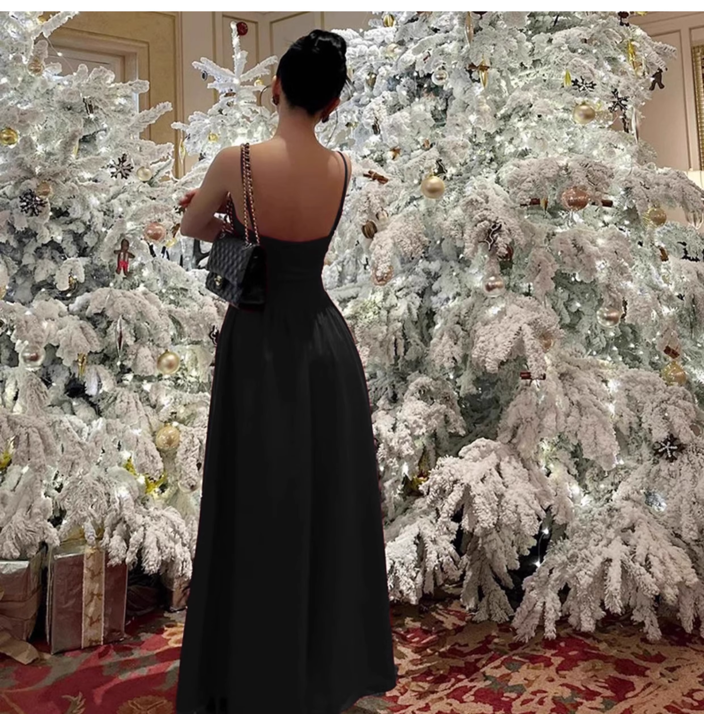 Elegant Sweetheart Prom Dress A-Line Spaghetti Strap Evening Gown Party Dress Long Formal Dress TP4846
