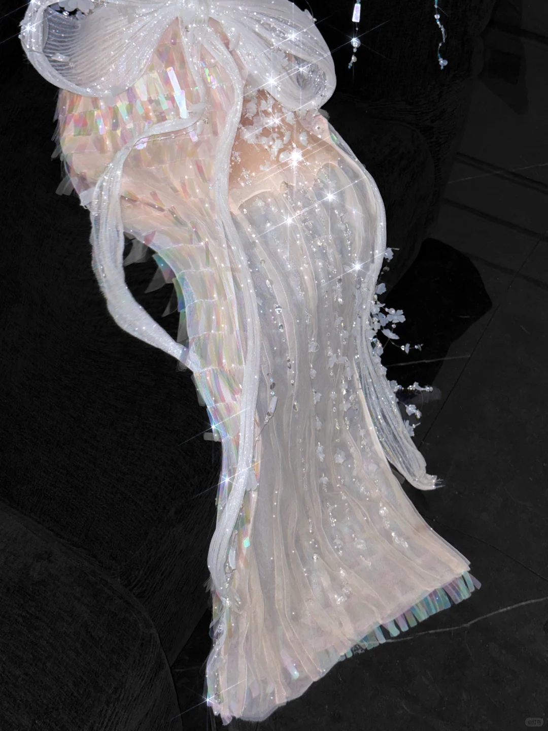 Vintage Sparkling Champagne Sequin Off-the-shoulder Sheath Elegant Chiffon Evening Dress Prom Dresses TP4153