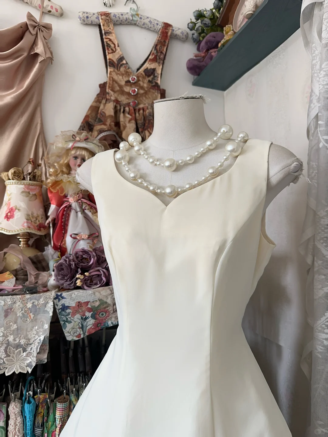 Vintage Simple Ivory Elegant A-Line Short Homecoming Dress Party Dress TP4205