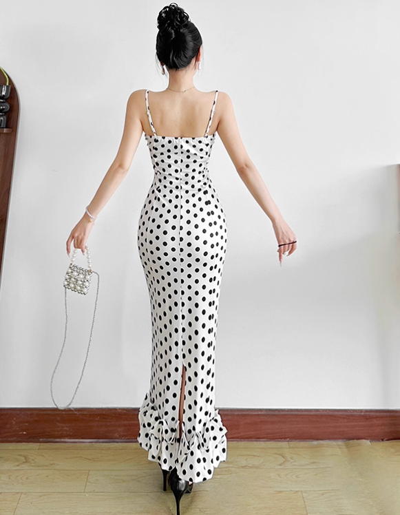 Simple Vintage Spaghetti Strap Sheath Summer Dresses TP4336