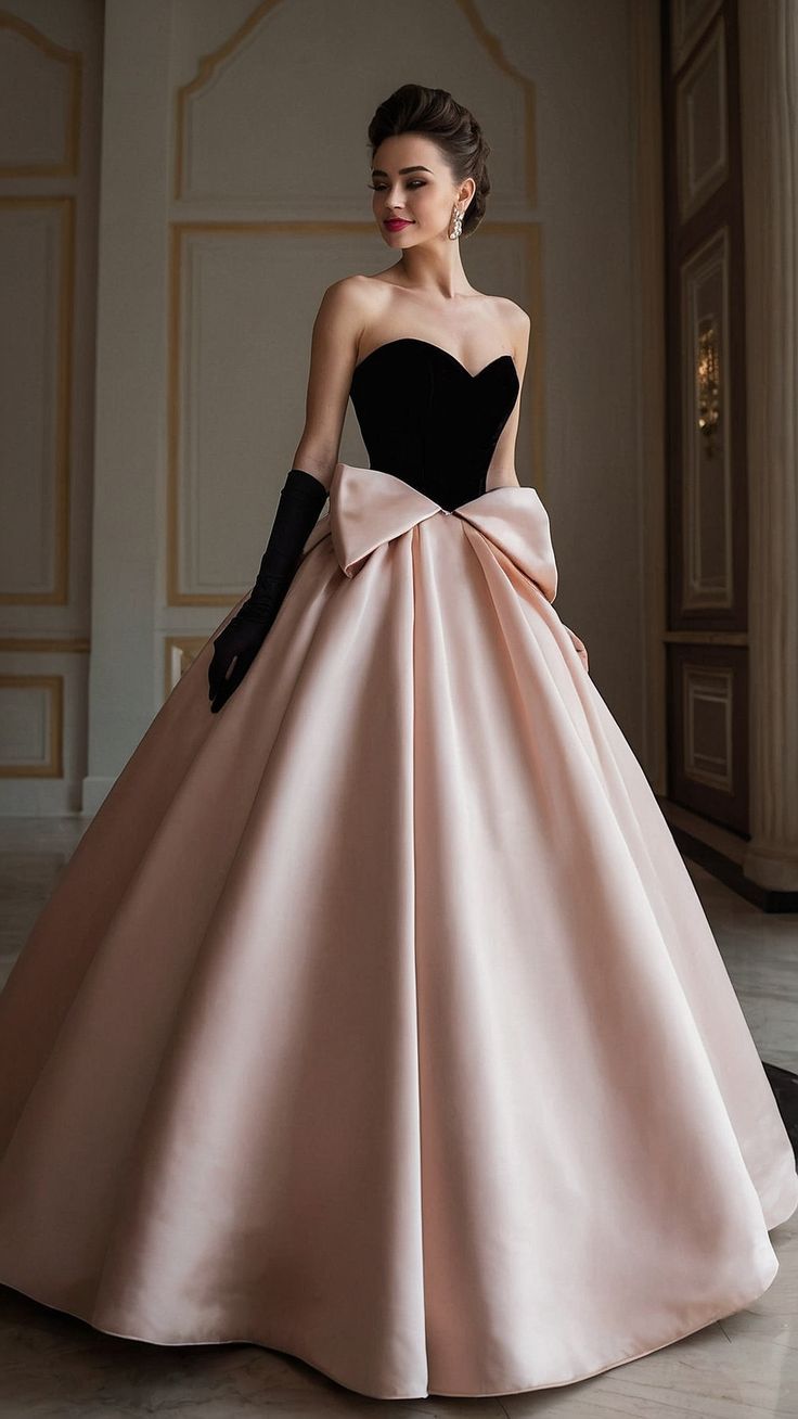 Elegant A-line Pink Long Evening Dress Sweetheart Satin Prom Dress TH092