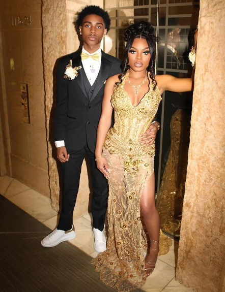 Gorgeous Gold Mermaid Halter Neck Lace Beaded Train Formal Prom Gown Evening Dress TP1936