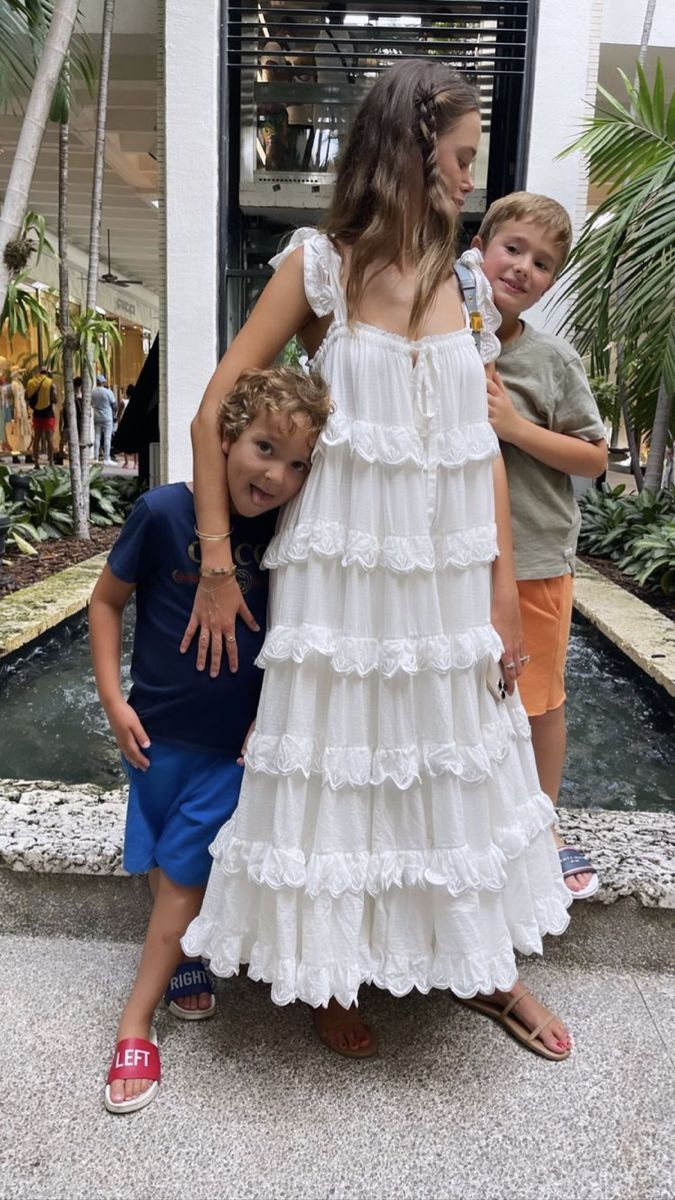 White sleeveless halter ruffled maxi dress TP2110