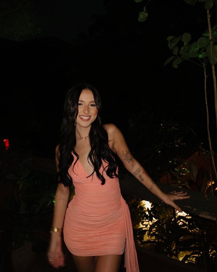 Charming Orange Spaghetti Strap V Neck Mermaid Bodycon Short Ball Gown Evening Dress TP2233