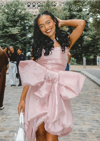 Chic Pink Strapless Bow Irregular Skirt Short Prom Dress Evening Gown TP2304