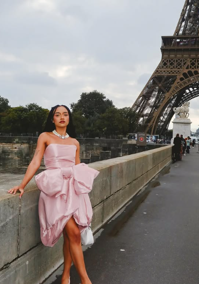 Chic Pink Strapless Bow Irregular Skirt Short Prom Dress Evening Gown TP2304