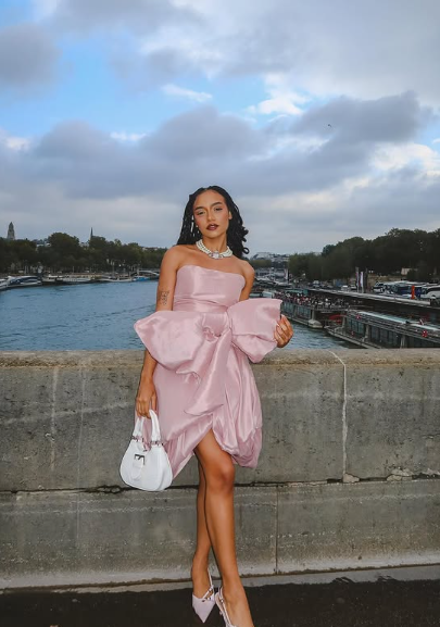 Chic Pink Strapless Bow Irregular Skirt Short Prom Dress Evening Gown TP2304