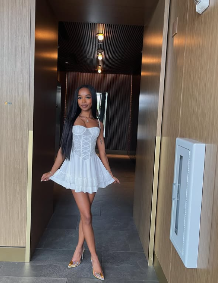 Spaghetti Strap Vintage A-Line Sleeveless Mini Party Dress Homecoming Dress TP2481