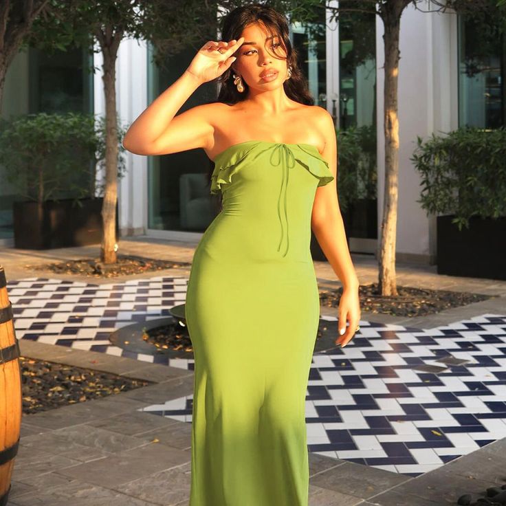 Sexy Green Off Shoulder Sleeveless Mermaid Long Prom Dress Evening Dress TP2496