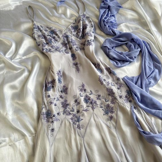 Vintage Strapless Sleeveless Beaded Chiffon Prom Dress Evening Dress TP2605