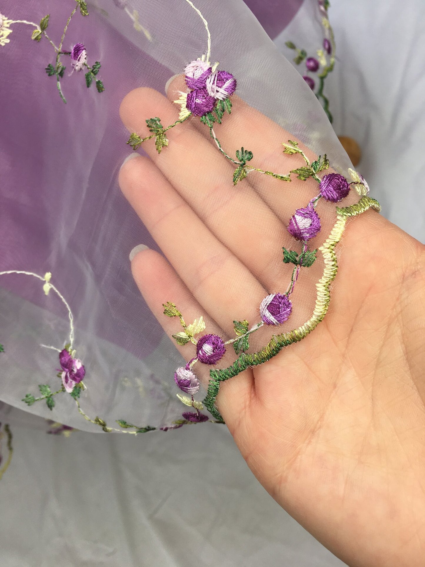 Vintage Purple A-line Strap Embroidered Short Prom Dress Homecoming Dress TP2687