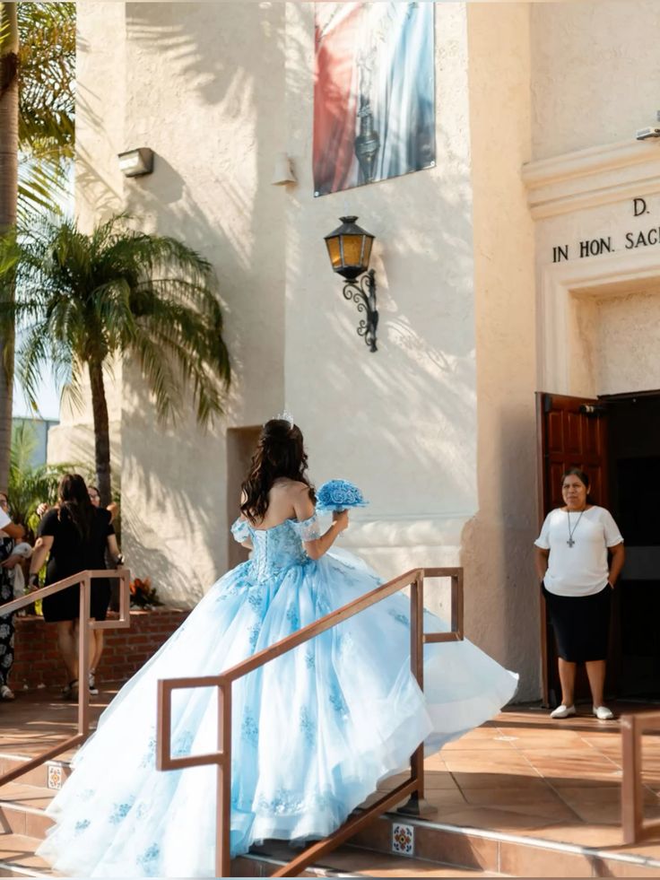 Beautiful Princess Dress Blue Off-the-shoulder Prom Dress A-line Floor-length Evening Dress TP2745