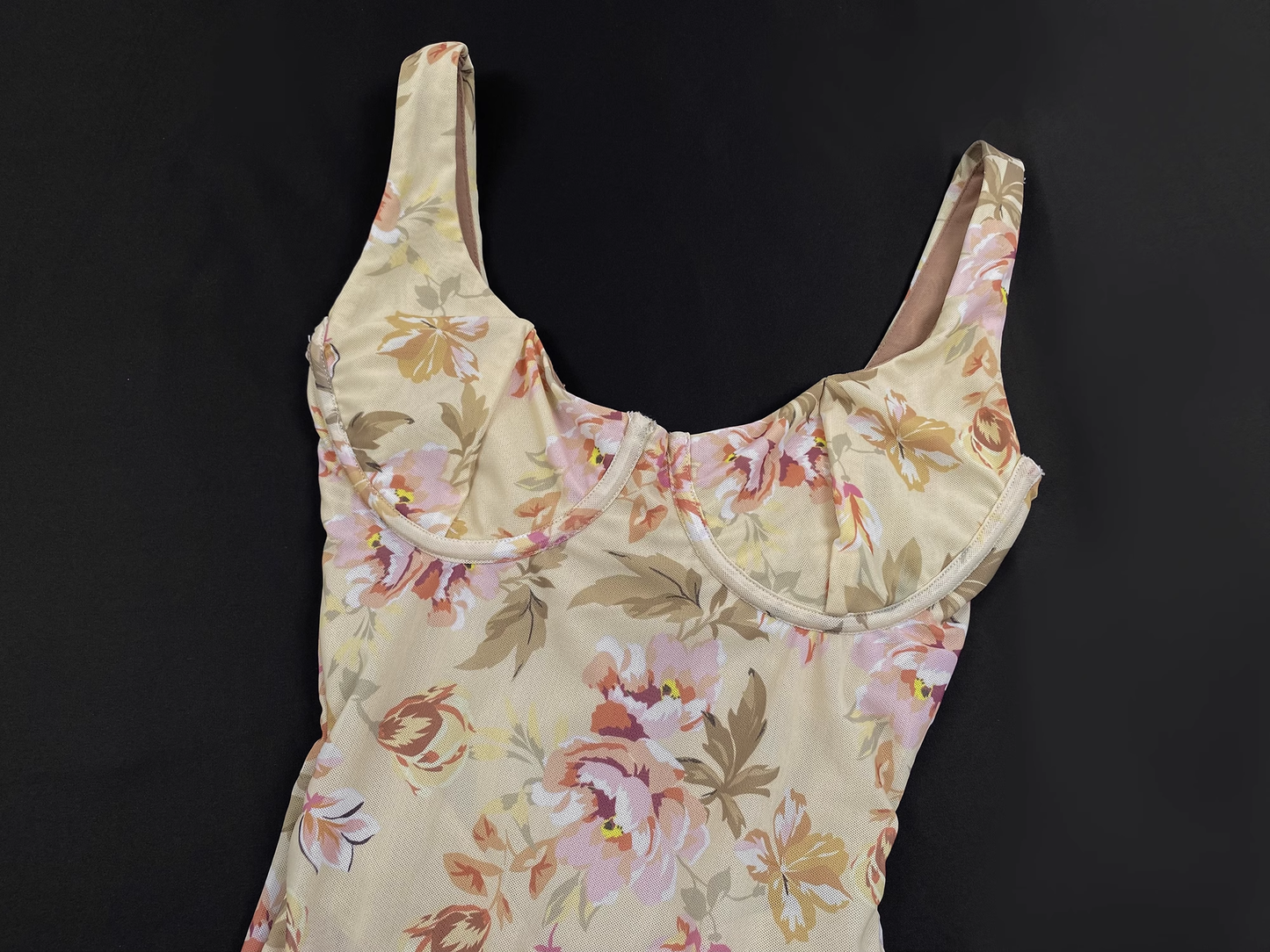 Simple Fashion Mermaid Floral Design A-line Women Dress TP3881