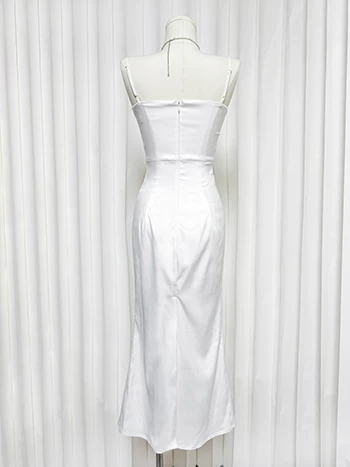 Elegant Purple Satin Spaghetti Straps Sheer Lace Corset Bodycon Prom Dress TP6108