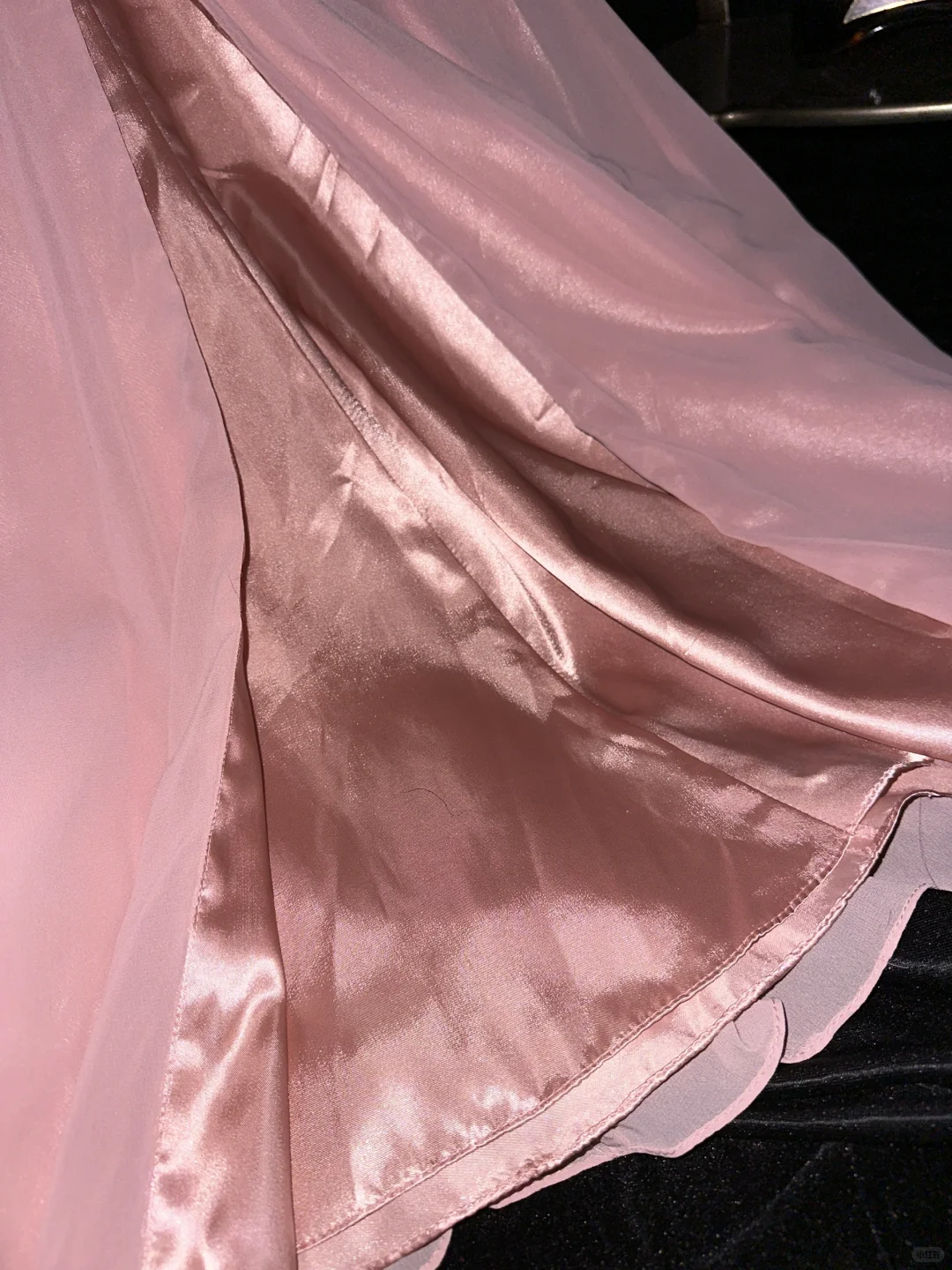 Vintage Pink Strapless A-Line Lace-Up Bodice Sweetheart Satin Evening Gown TP5372