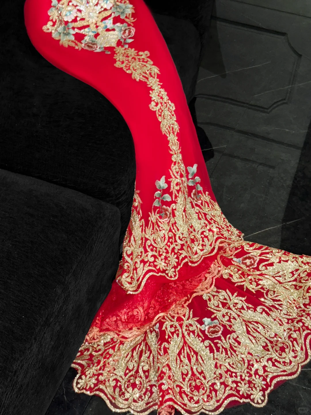 Retro Sparkling Beaded Sequin Mermaid Design Exquisite Embroidery Wedding Outfit Evening Dress Prom Dresses TP4166