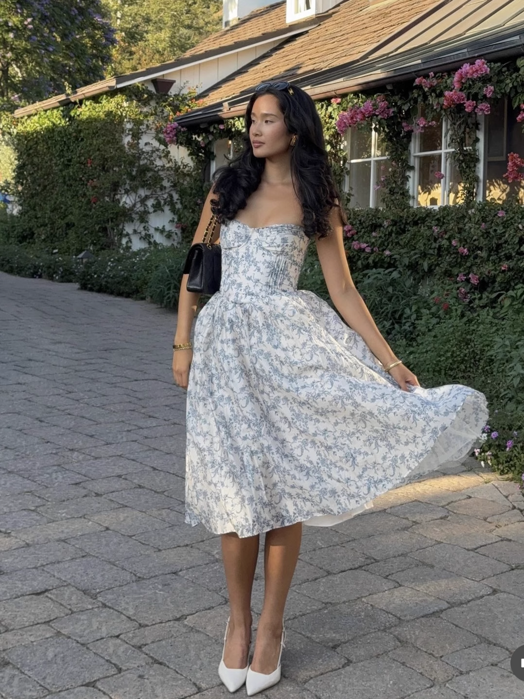 Fashion Rose Pink Backless Bow Design A-line Women Dress TP3872