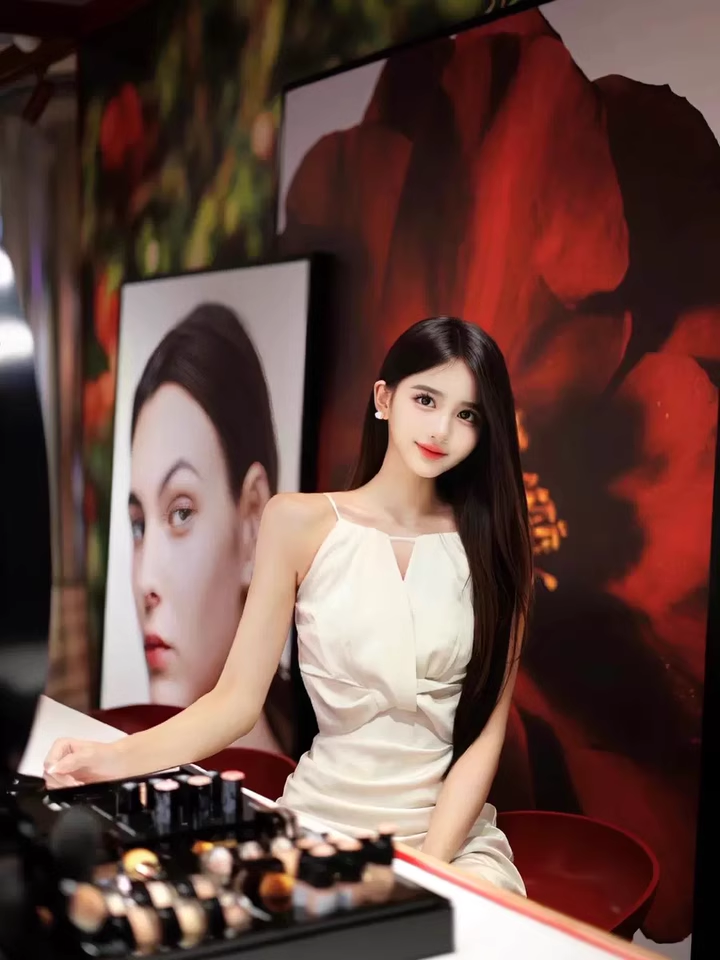 New Style White Sleeveless Beach Slim Halter Dress TP2984