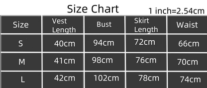 New Fashion Irregular Strap Waistcoat With Raw Edge Denim Skirt Two-piece Set TP2835