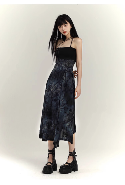 Simple Fashion Design Sense Halter Dress TP2926