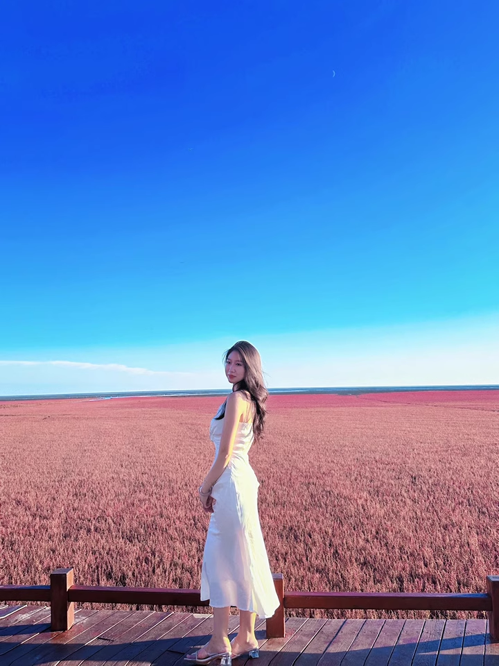 New Style White Sleeveless Beach Slim Halter Dress TP2984