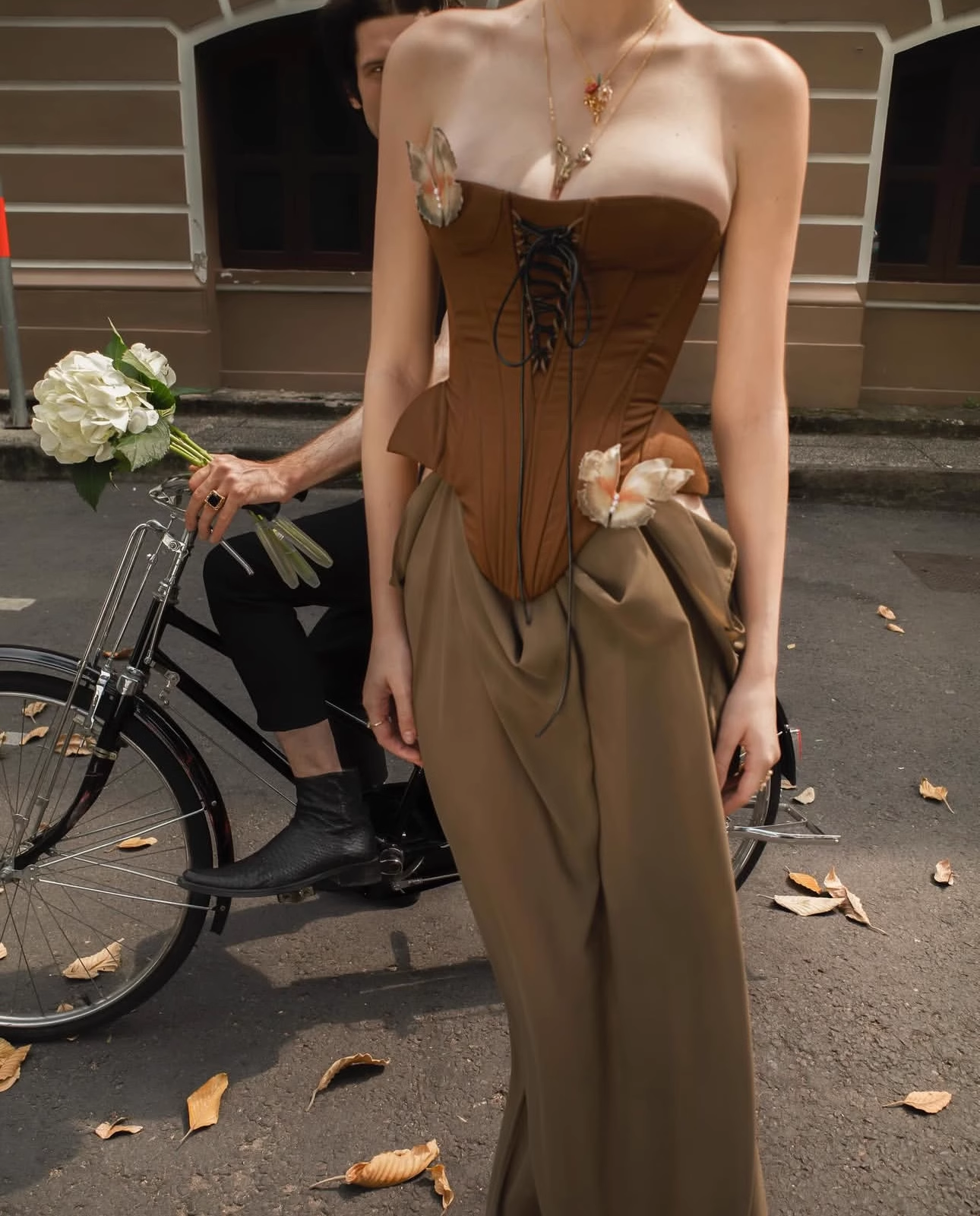 Fashion Strapless Patchwork Butterflies Design A-line Women Dress TP3878