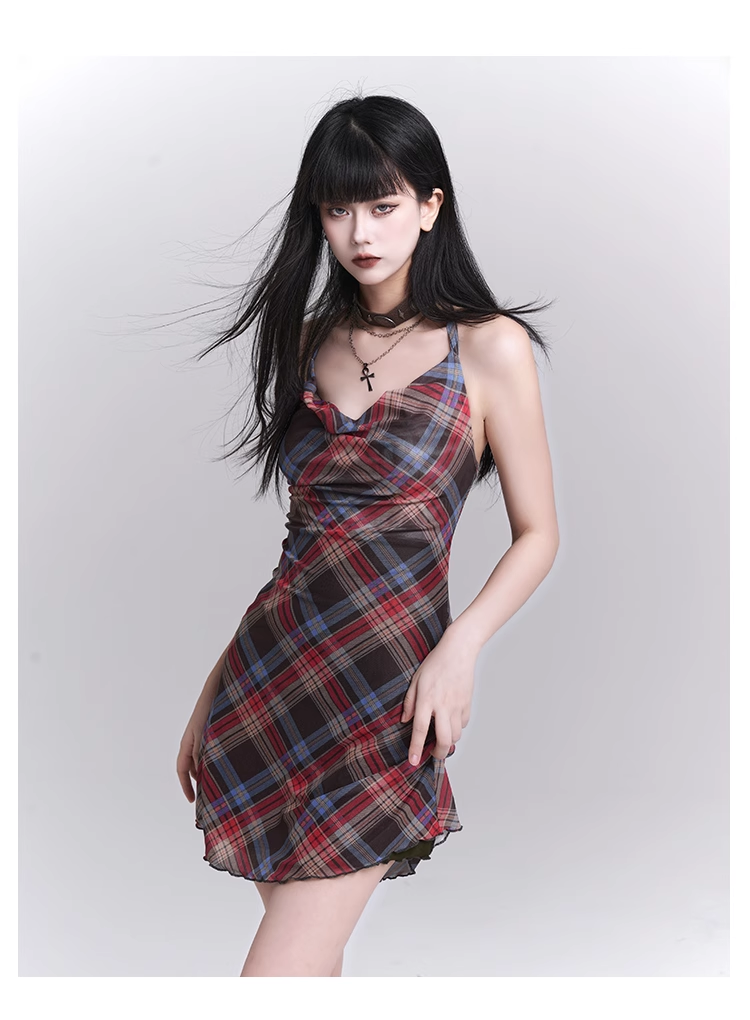 New Simple Fashion Gray Design Long-sleeved Dress TP2950