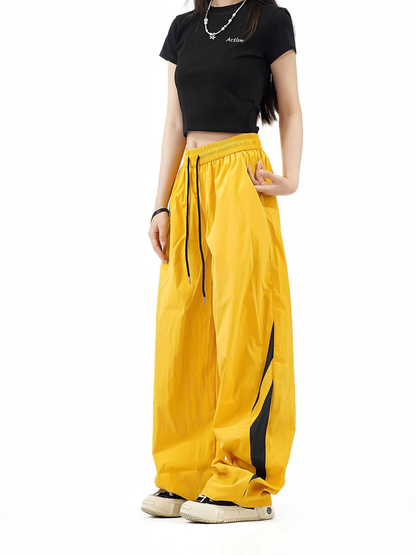 New Fashion Loose-fitting Striped Design Street-style Long Casual Pants TP3275