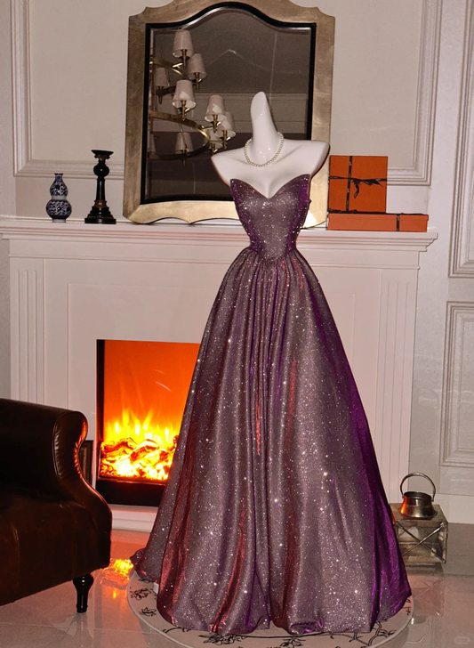 Vintage Glittering Tulle Sweet 16 Quinceanera A-Line V-neck Evening Dress Long Ball Gown TP4988