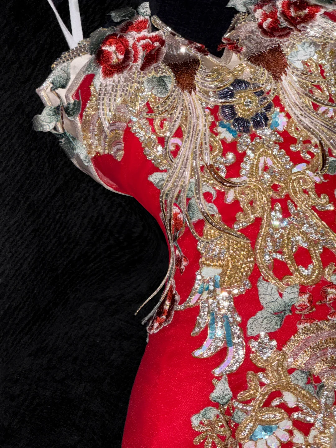 Retro Sparkling Beaded Sequin Mermaid Design Exquisite Embroidery Wedding Outfit Evening Dress Prom Dresses TP4166