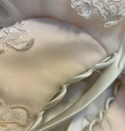 Retro Light Pink Sweetheart Applique Strapless Tulle Sweet 16 Quinceanera A-Line Evening Dress Ball Gown TP4285