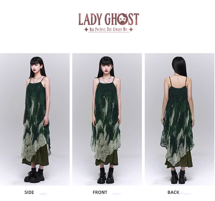 Chic Retro Goth Black Velvet Shawl Spaghetti Strap Dress TP2914