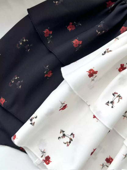 New Fashion Floral Ribbon Design A-line Sleeveless Spaghetti Strap Dress TP3289