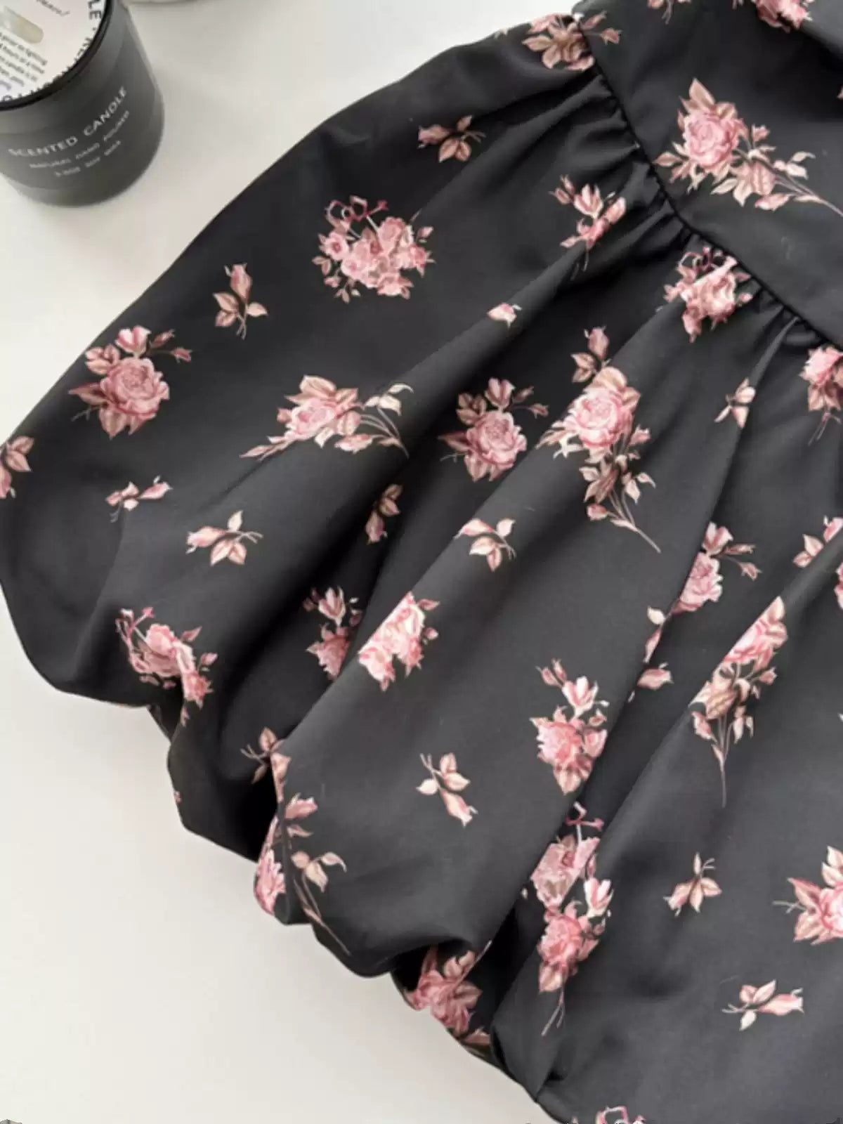 New Fashion Floral Satin Side Waist Lacing Design A-line Sleeveless Spaghetti Strap Dress TP3286