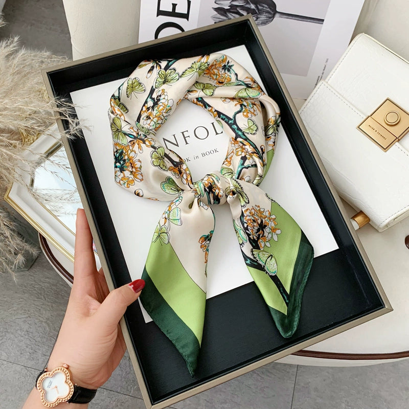 New Fashion Elegant Versatile Soft Fabric Silk Scarf TP3131