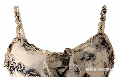 New Fashion Floral Ruffled Design A-line Cinched Waist Sleeveless Spaghetti Strap Dress TP3303