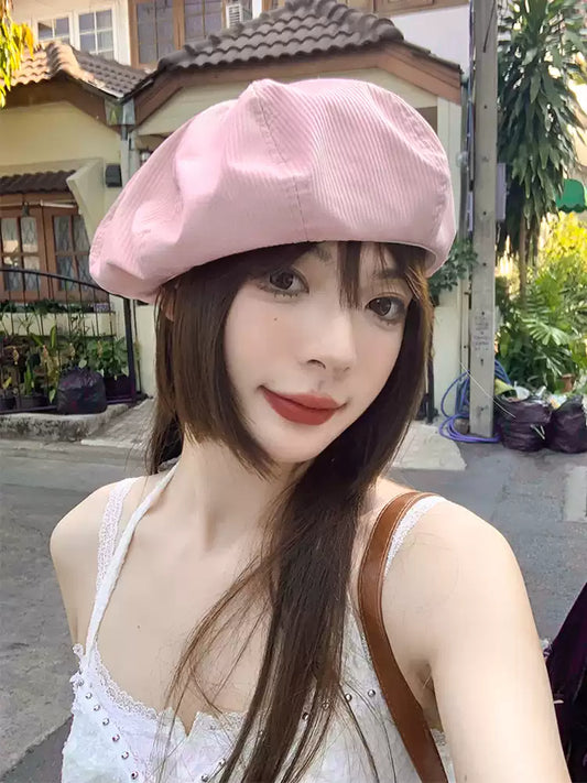 New Fashion Women Simple Thin Breathable Beret TP2810