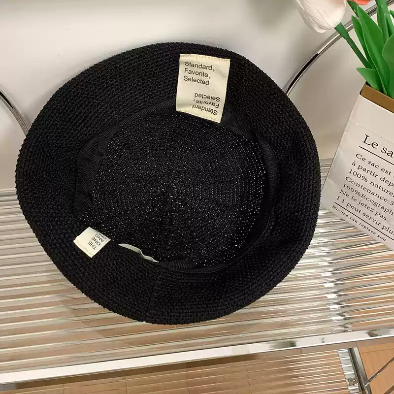 Summer Women Knit Hollow Thin Breathable Beach Beret TP2811