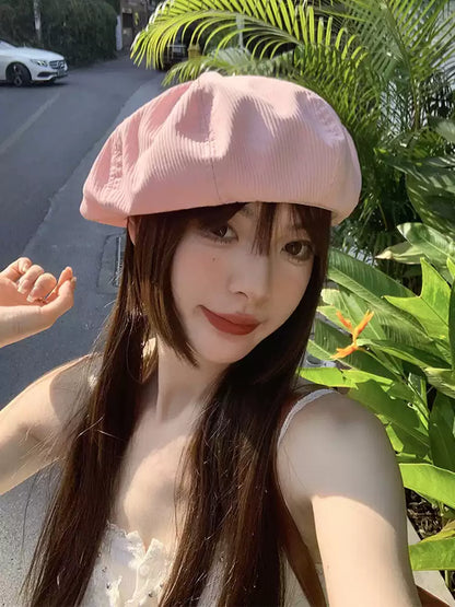 New Fashion Women Simple Thin Breathable Beret TP2810