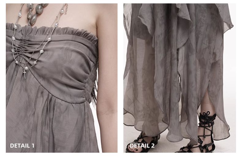 Simple Fashion Beach Party Chiffon Halter Dress TP2958