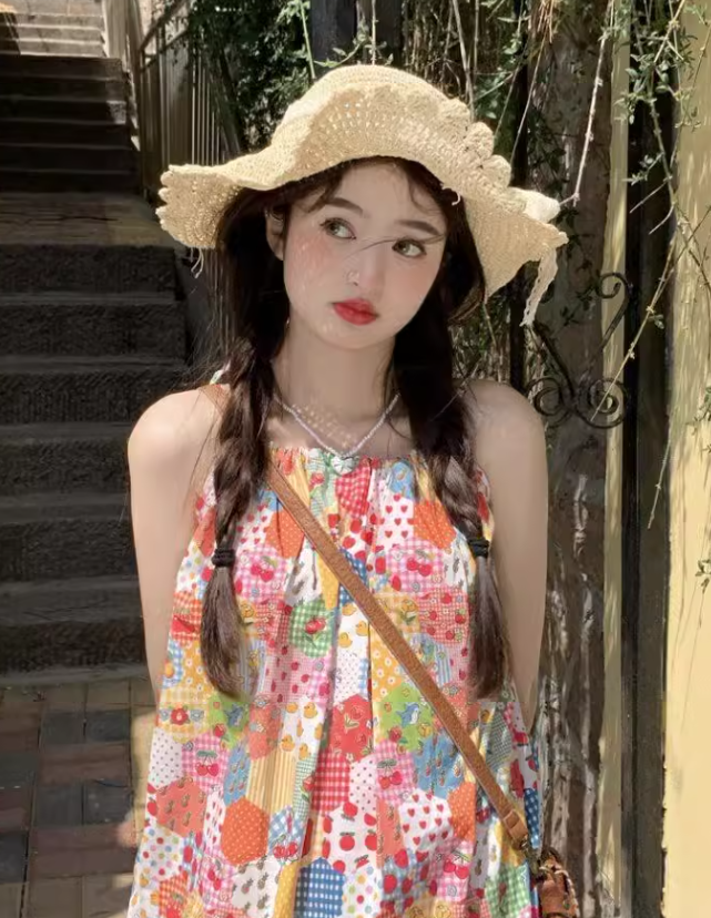 New Stylish Design Beach Holiday Casual Floral Dress TP3015