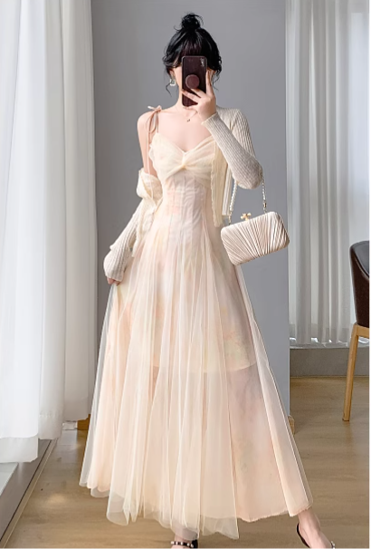 Vintage Simple Pink Plaid Elegant Design Short Sleeves Women Dress TP3056