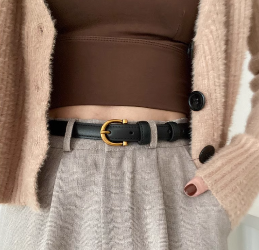 New Fashion Genuine Leather Simple Design Lady Belt TP3252