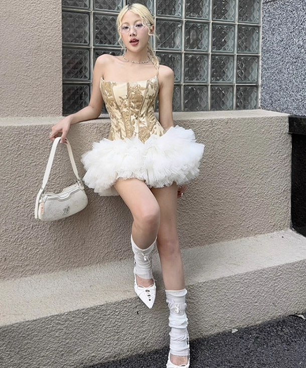 Vintage Khaki Strapless A-Line Short Summer Dresses Party Dress Homecoming Dress TP4335