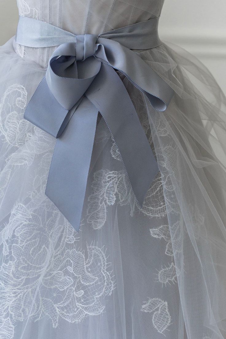 Light Blue A-Line Sheath Strapless Tulle Long Prom Dresses TP1607