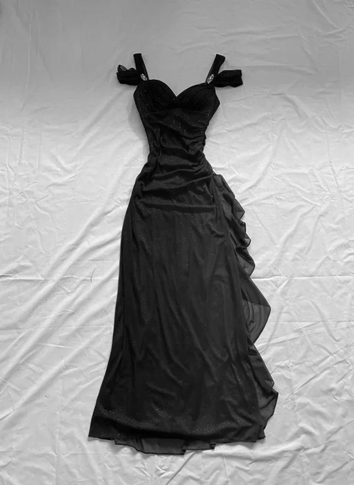Burgundy A-Line Halter Mixed Color Chiffon Long Prom Dresses TP1679
